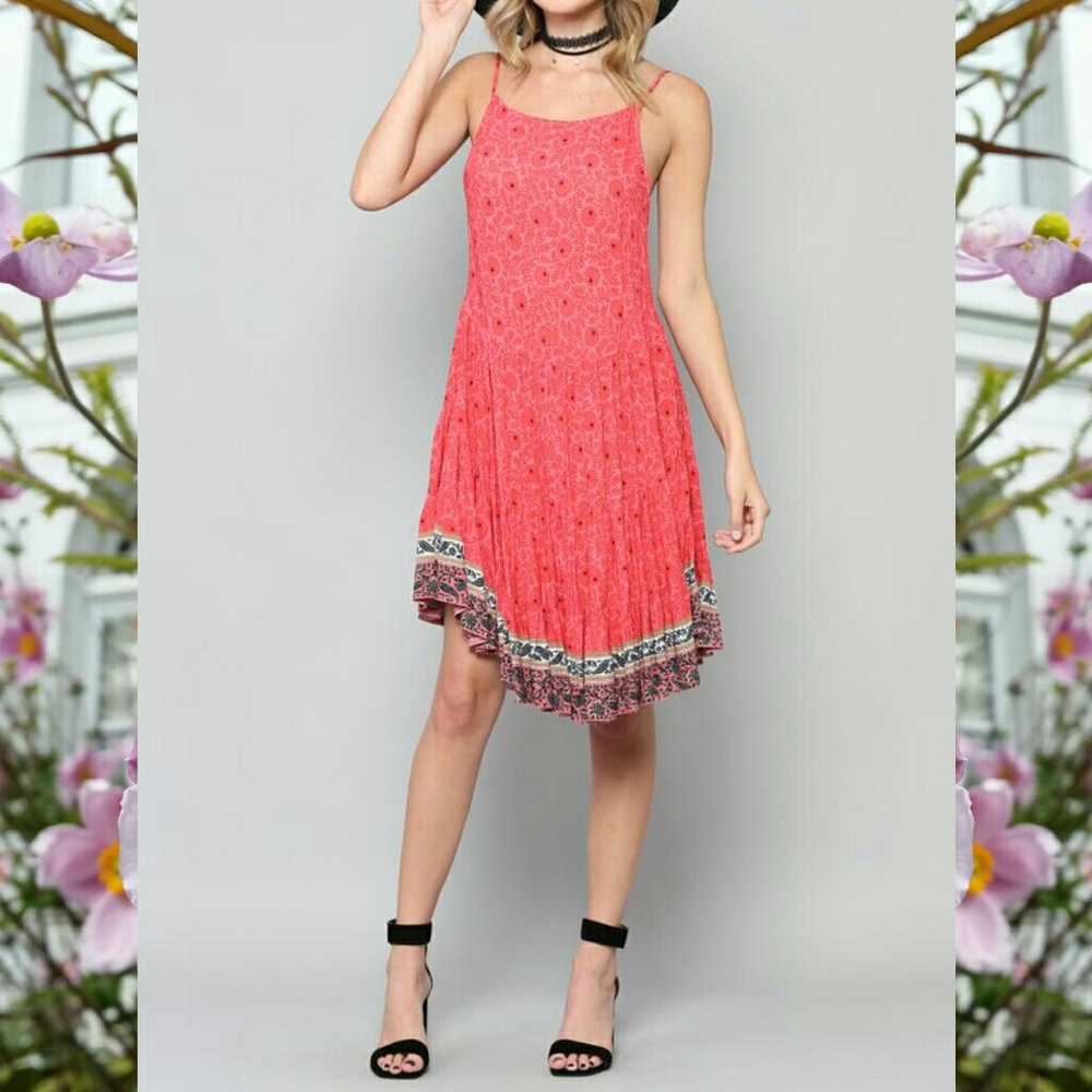 Knee-length babydoll dress